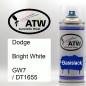 Preview: Dodge, Bright White, GW7 / DT1655: 400ml Sprühdose, von ATW Autoteile West.